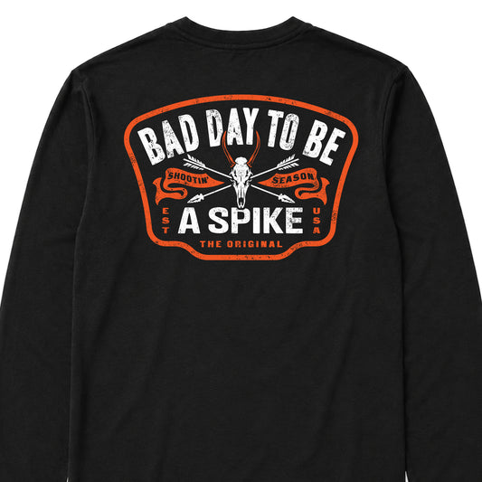 BAD DAY TO BE A SPIKE LONG SLEEVE TEE