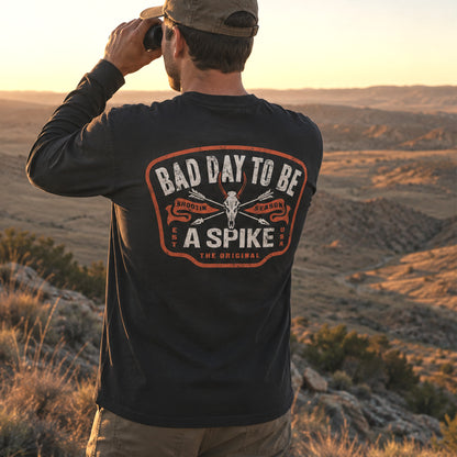 BAD DAY TO BE A SPIKE LONG SLEEVE TEE