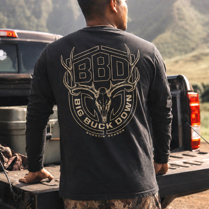 BIG BUCK DOWN LONG SLEEVE TEE