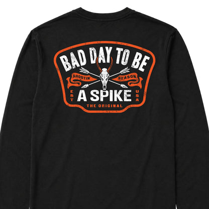 BAD DAY TO BE A SPIKE LONG SLEEVE TEE
