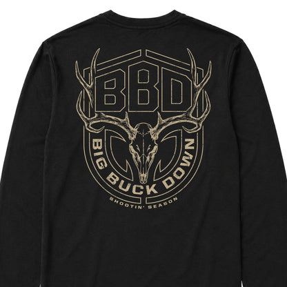 BIG BUCK DOWN LONG SLEEVE TEE