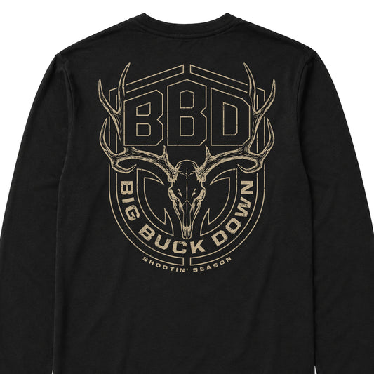 BIG BUCK DOWN LONG SLEEVE TEE